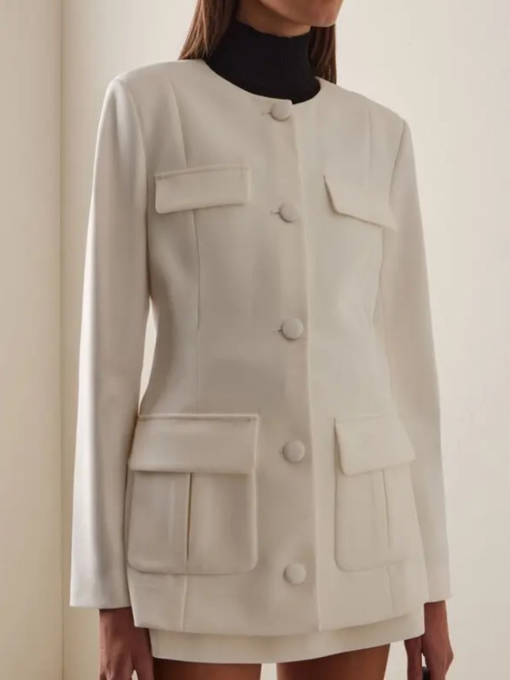 Favorite Daughter The Spencer Jacket in Pearl